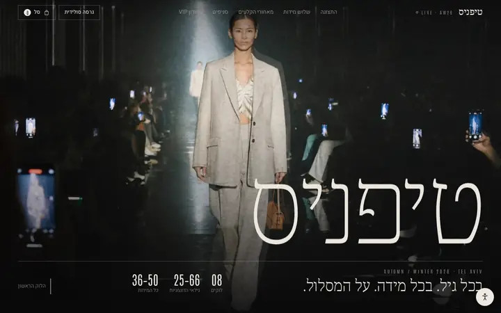 טיפניס · התצוגה — רשת אופנת נשים · 14 סניפים